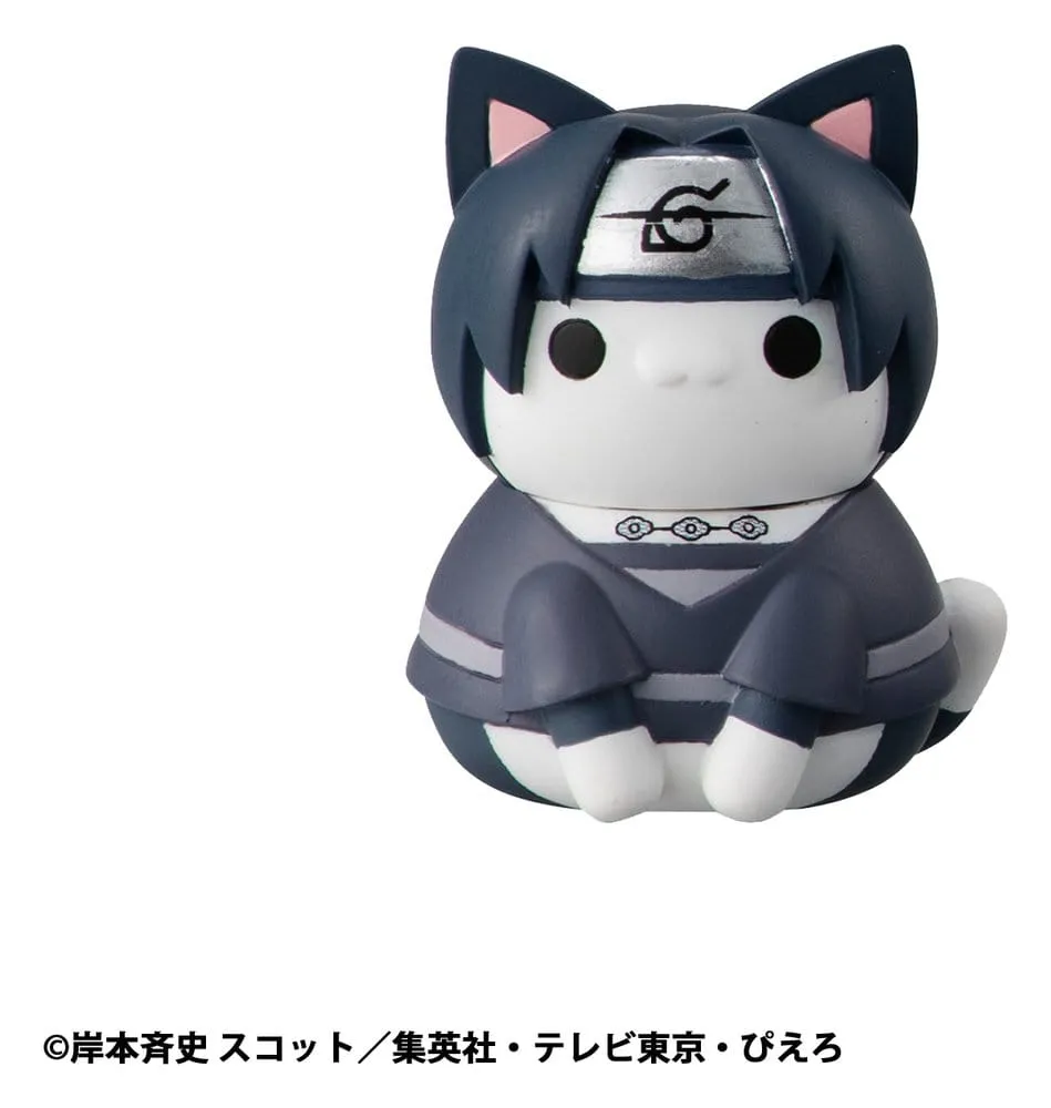 Naruto Shippuden Mega Cat Project Trading Figure Defense Battle of Village of Konoha! 3 cm Nyaruto! Blind Box - 1 Unidade